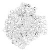 200pcs Fake Diamonds DIY Artificial Transparent White Loose Diamonds Gems for Men Women Jewelry