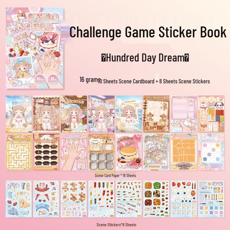 Man Xiaoman Sticker Fun: Dress-up & Nail Art Quiet Book for Kids Price for one book