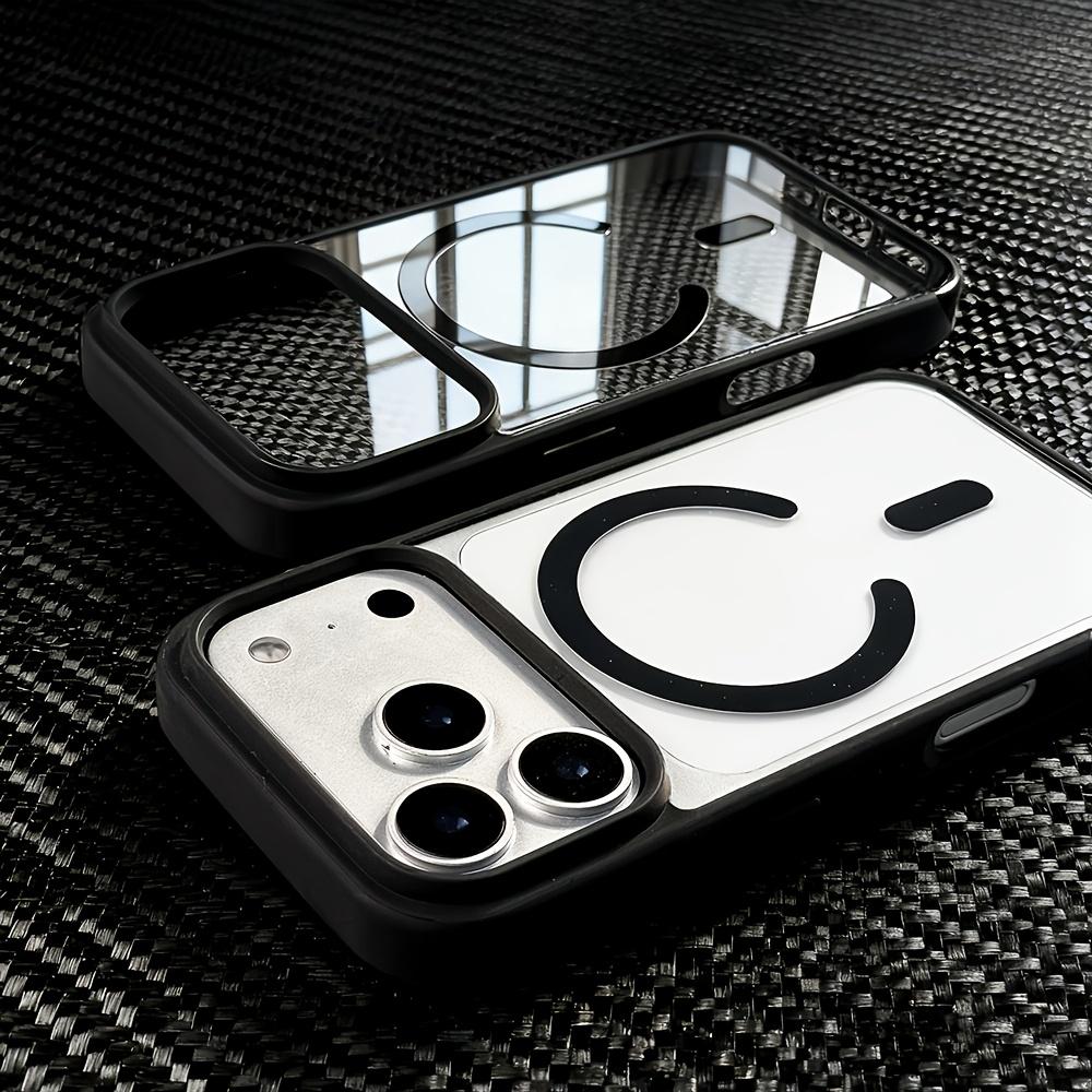 for Wireless Charge Phone Case for For Iphone 17 Air 16 1 14 Plus 13 12 11 Pro Max Transparent Acrylic Back Cover