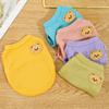 Summer New Pet Clothing Waffle Bear Vest Small and Medium Dog Clothes