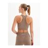 Infinity Damen Nahtloser Melange Brauner BH/Sport-BH