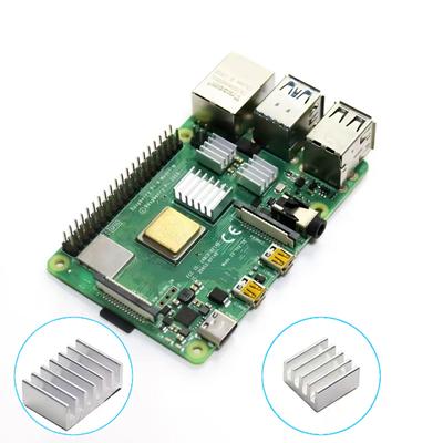Leichtes Aluminium-Kühlkörper-Kühlsystem Mit Thermisch Leitfähigem Klebeband Für Raspberry B B+ 2,3,4 Platine Wärmeableitung