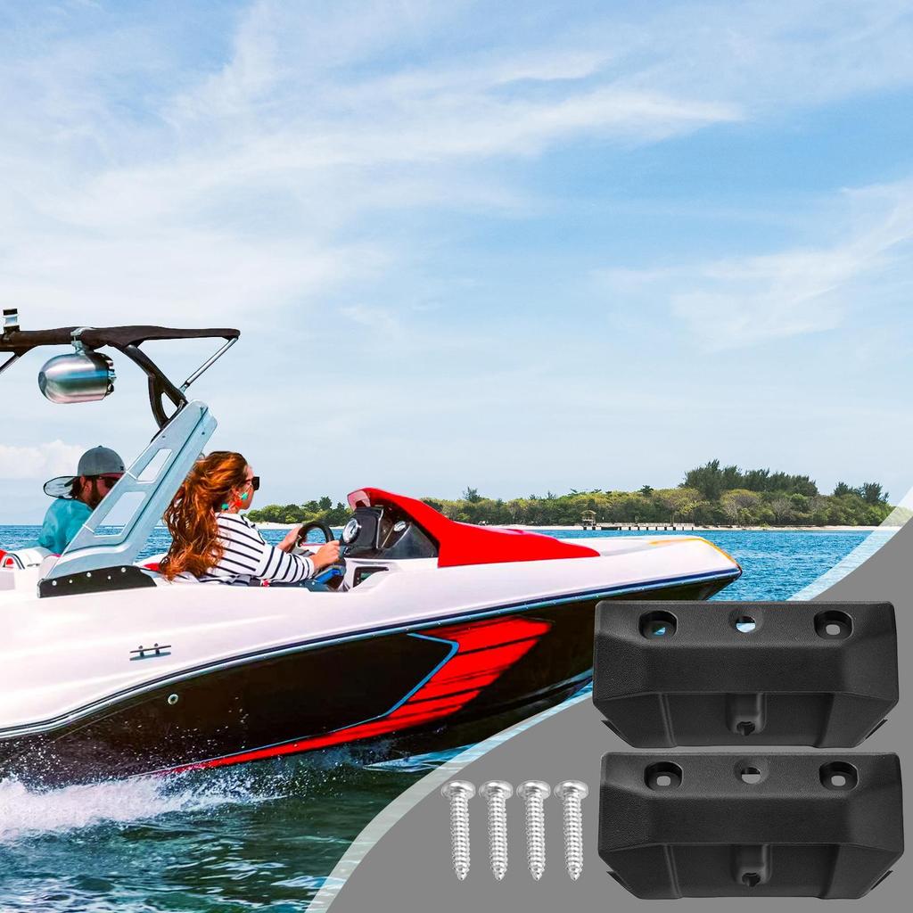 Boat Bumpers Plug-on Flat Boat Bumpers Heavy-Duty Protector Cushioning Guard For Surfing Cruising Skiing Watersports Boating