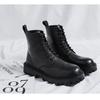 Klassische Herren High Top Stiefeletten Designer Marke Bequeme Dicke Sohle Freizeitschuhe Mann Lederstiefel Motorradstiefel Botas