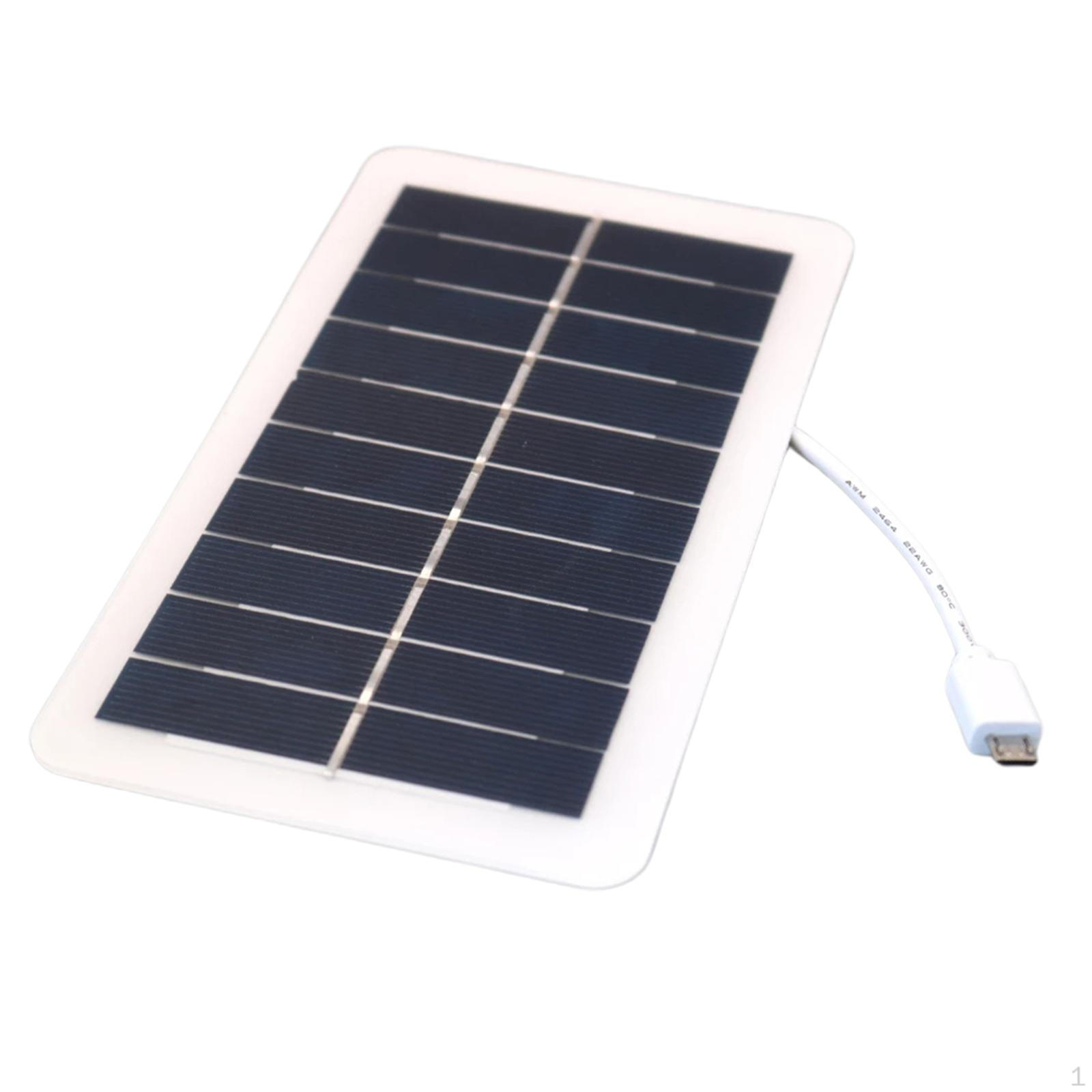 

2W 5 Panel Travel Camera for Hiking Biking Outdoor Yard Lawn Porch Hallway Wall Lights for Android Port