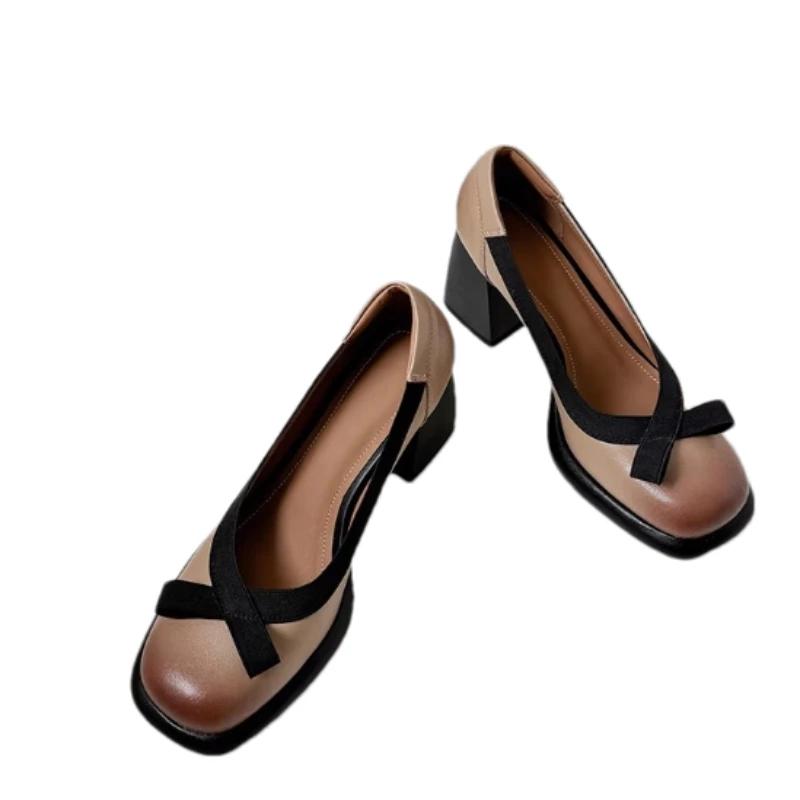 Bow Women High Heels Mary Jane Shoes Platform Sandals 2025 Designer Summer Chunky Lolita Shoes Dress Sexy Leather Pumps Mujer