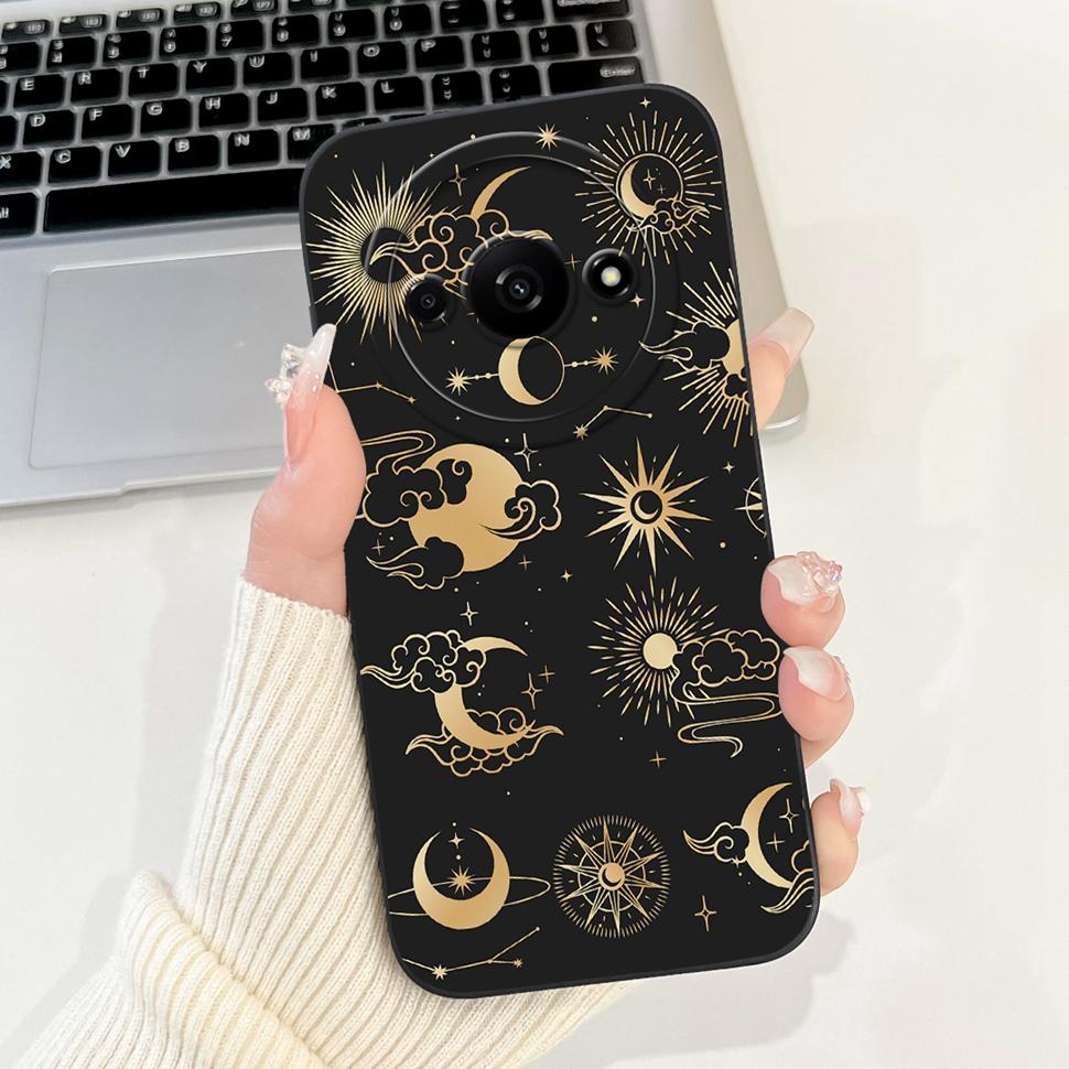 For Xiaomi Redmi A3 4G Case Luxury Art Painted Cover For Redmi A3 A2 A1 RedmiA3 RedmiA1 Phone Casing Soft Fundas ShockProof