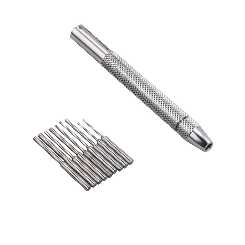0.5mm-1.6mm Bit Stainless Steel Watch Band Link Remover Bracelet Remover Pin Punch Tool 9 In 1 Watch Accessories