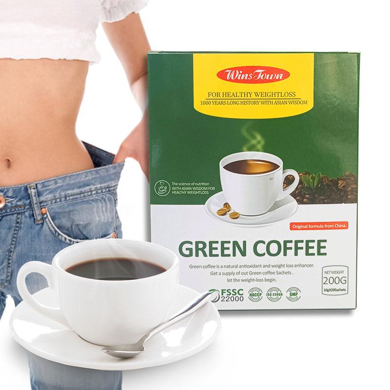 Green Coffee Slimming Coffee Instant Coffee Powder Black Coffee Soluble Weight Loss Coffee 500g