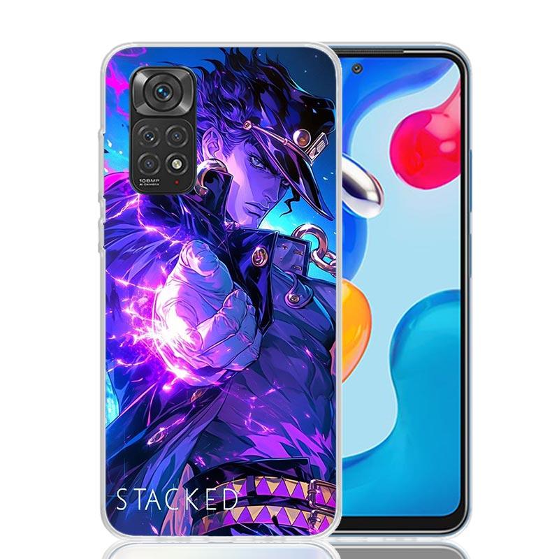 JoJo's Bizarre Adventure Kujo Jotaro Phone Case For Xiaomi Redmi Note 15 14 13 12S 12 Pro Plus 11S 11E 11 11T 10S 10 Art Soft Pa