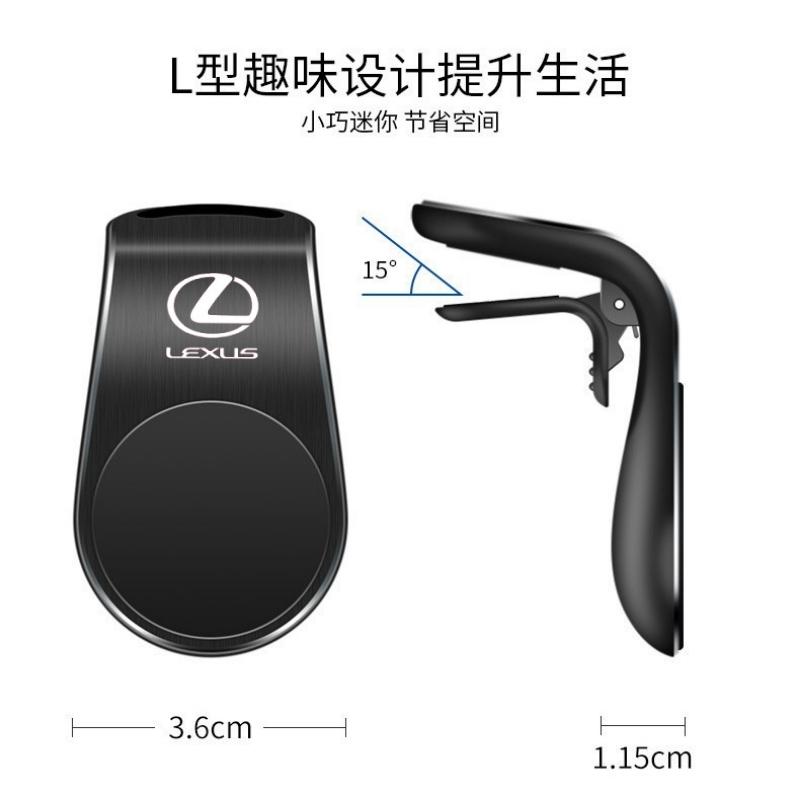 MVTT4 Magnetic Car Phone Holder Stand Air Vent Clip Car Mobile Mount For Lexus IS250 Ct200h LS430 LX570 NX300h IS300h RX330 ES300h UX2
