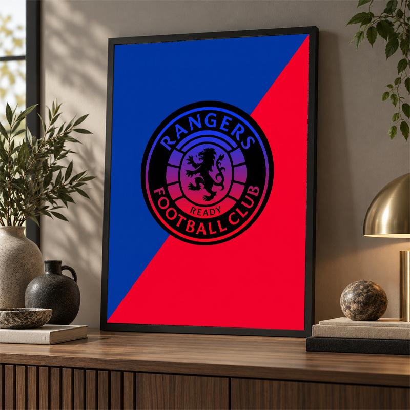 Zestaw do Malowania Diamentami Rangers FC 5D Pełne Wiertło DIY Mozaika Diamentowa Sztuka Ścienna Dekoracja Domu