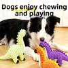 Dinosaur Shape Dog Chew Toys Bite-Resistant Puppy Molar Toy Dog Interactive Toys  for Cat Puppy