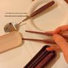 Zhaoran Wenge Wood Handle Portable Cutlery Set