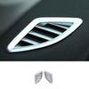 Cover Trim For BMW 5 Series G30 Dashboard Side Outlet Vent Matte Silver 2018-22