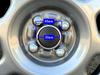 BRIGHTZ Stainless Steel Center Wheel Cap for Alto with Rings, 4-Piece, Blue, HA37S/HA97S (SID-ETC-SMA-010) (Compatible HA37, HA97, HA, A37, A97, 37,