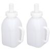 Calf Feeding Bottle 1L Capacity Thick Durable Easy Cleaning Calf Milk Feeder with Detachable Pacifier