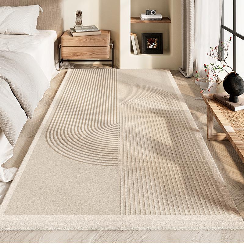Tapis de chevet imperméable et antidérapant de qualité supérieure - Coussin de côté pour chambre à coucher - Tapis de sol lavable et étanche pour pièce