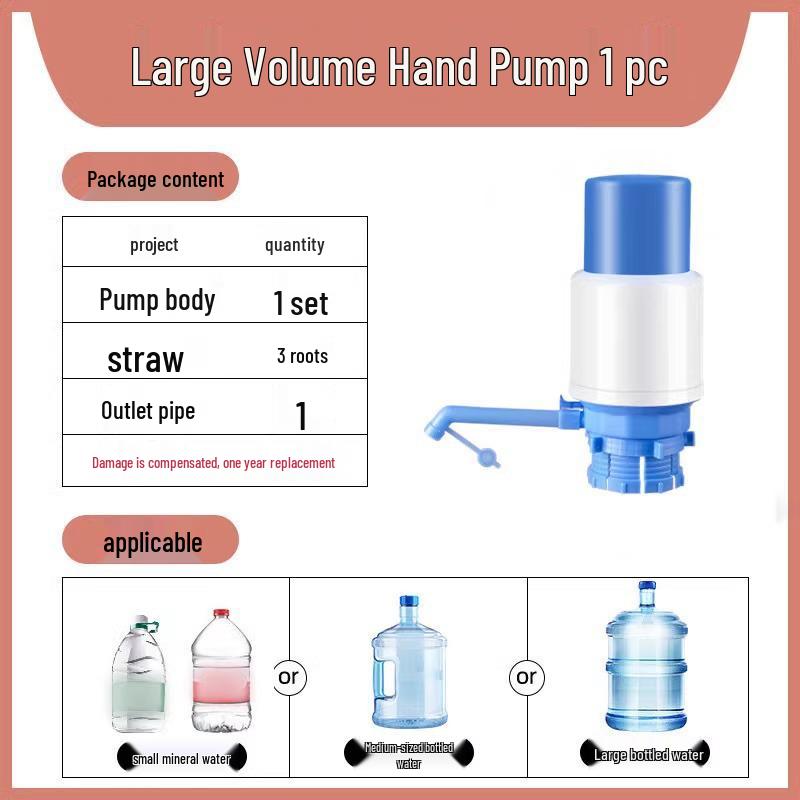 Automatic Hand-Press Water Dispenser for Bottled Mineral Water