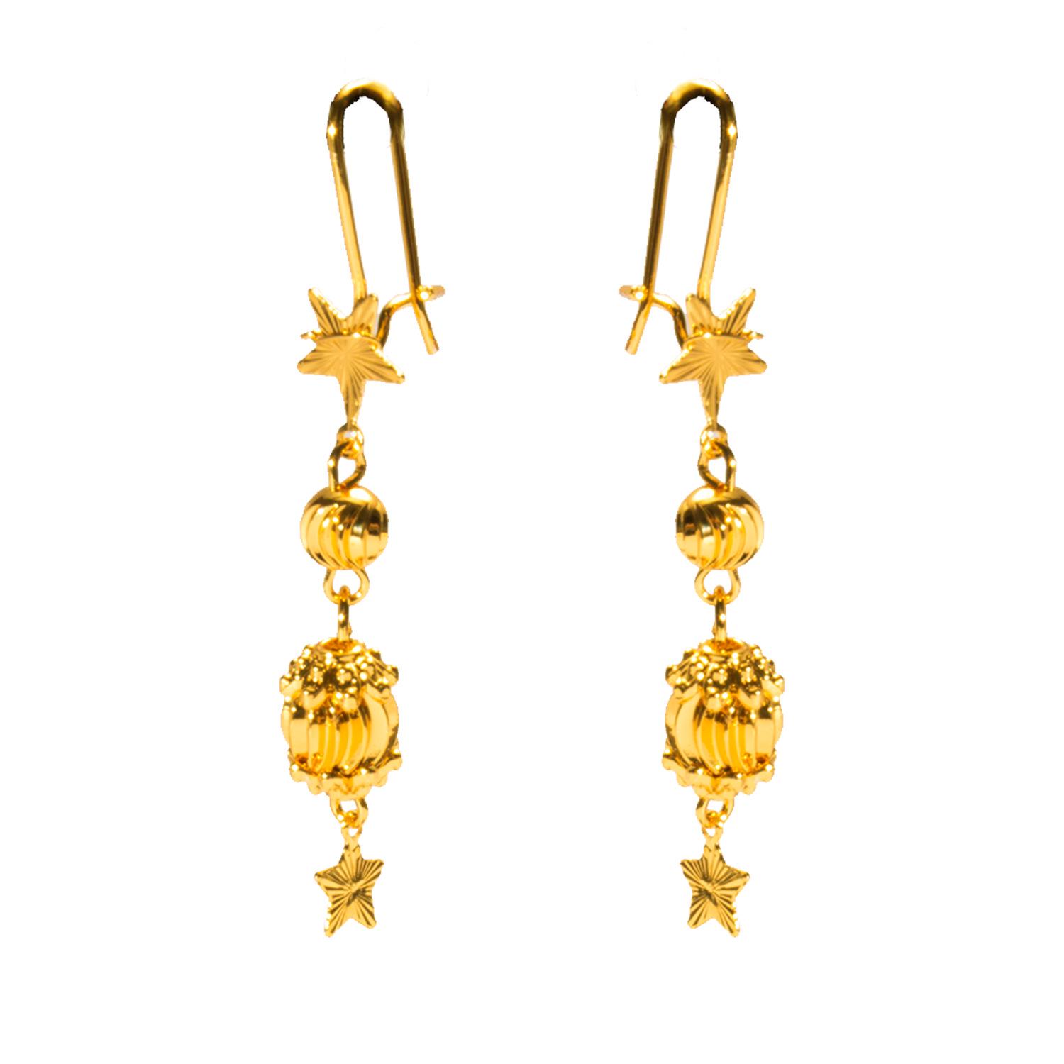 

Богемные серьги-кисточки класса люкс с 24-каратным золотым покрытием для африканской невесты, этнический стиль Дубая