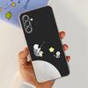 For Samsung Galaxy A14 Cute Flower Cat Pattern Phone Case For SamsungA14 A 14 4G 5G SM-A145F A146B Soft Silicone TPU Back Cover