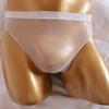 Man White G-Strings Mesh Panties Red Sexy Briefs Male Fishnet Thongs Lingerie Funny Men Gay Sissy Underwear Exotic Sexy Clothes