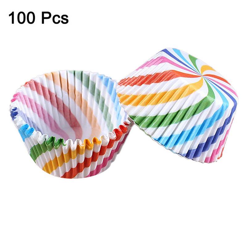 50/100pcs Multi-style Cupcake Liner Baking Cup For Wedding Party Caissettes Tulip Muffin Cupcake Paper Cup Oilproof Cake Wrapper