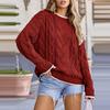 Women's Loose  Winter Knitted Fashion Casual Pullover Sweater