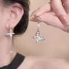 1 Paar Elegante Niedliche Schmetterling Hängeohrringe Für Frauen Mädchen Luxuriöse Asymmetrische Schmetterlingsquasten Ohrringe Schmuck Geschenke