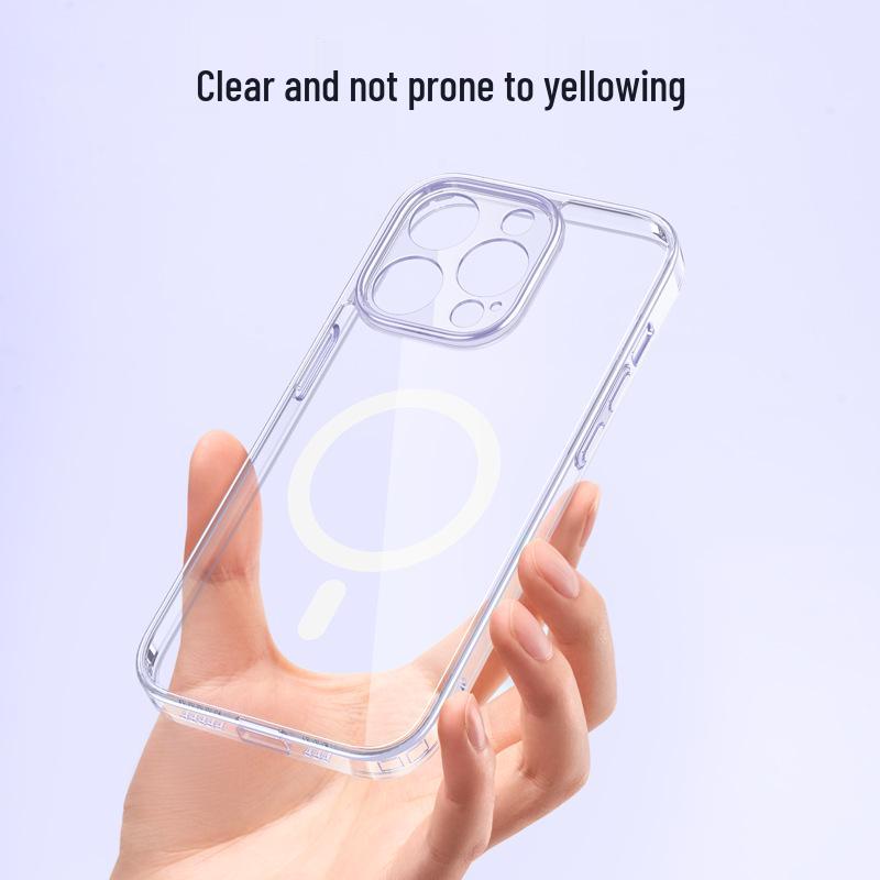 Clear Anti-Yellow Shockproof MagSafe Case for iPhone 17 Pro Max