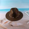 Summer Outing Straw Hat Women Casual Top Hat British Jazz Beach Visor Sun Hat Sunscreen Sun Hat Tide