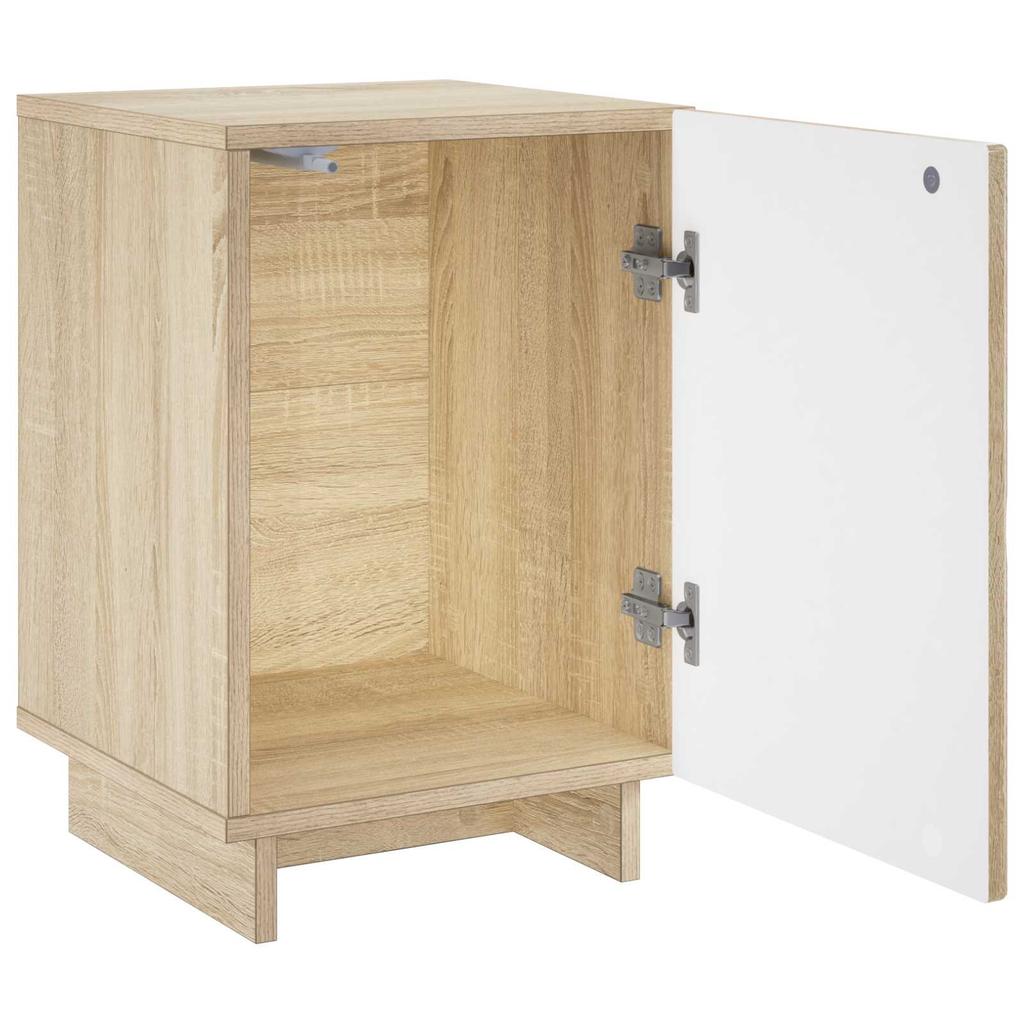 Nightstand Sonoma Oak 33.5 x 34.5 x 50 cm Engineered Wood