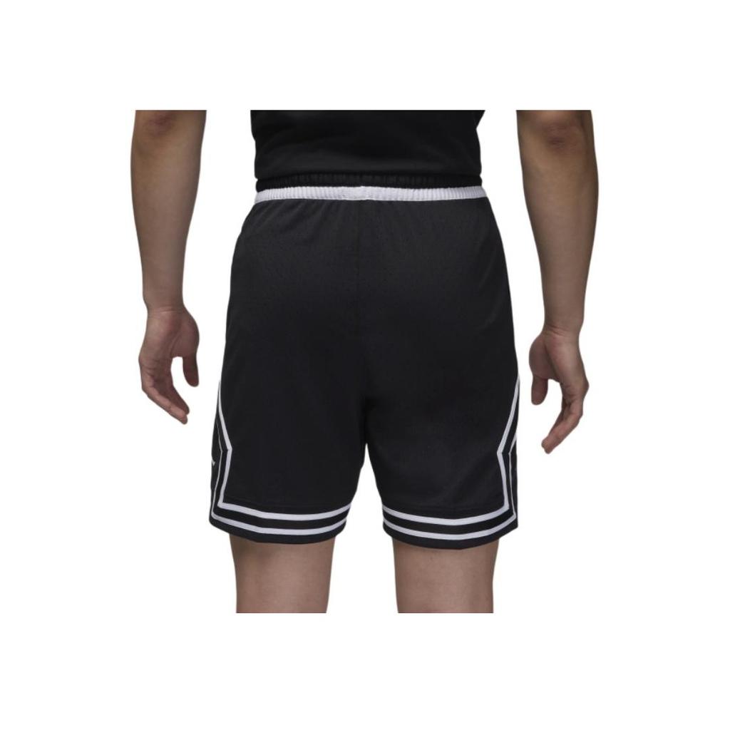 Jordan Dri-FIT Diamondsport Logo Outdoor Mid-Waist Elastic Drawstring Casual Shorts Men Shorts Black White FV8613011