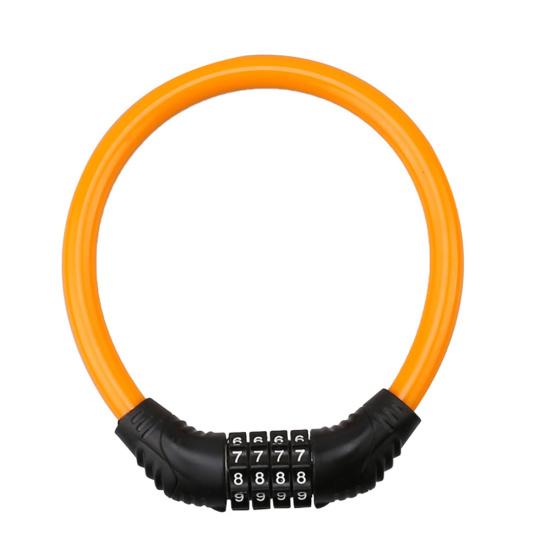 4 Digital Combination Password Cycling Security Bicycle Bike Cable Chain Lock