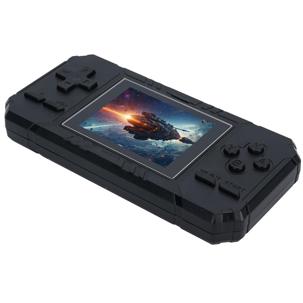 3 Inch Retro Game Console Built in 520 Games Color Screen Handheld Gaming Console Support Double Player TV Connection S8 Black