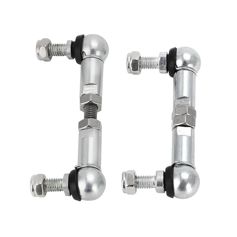 1 Pair Adjustable Air Suspension Rod Lowering Links Kit For BMW F11 E61 E39 X5 X6 Automotive Accessories