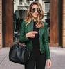 Autumn/Winter Women's Fashion PU Leather Suit Jacket