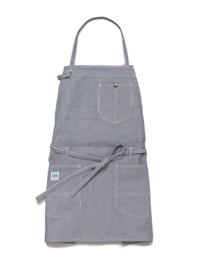 Bonmax LCK79006 2WAY Apron 18 White x Blue Free Size