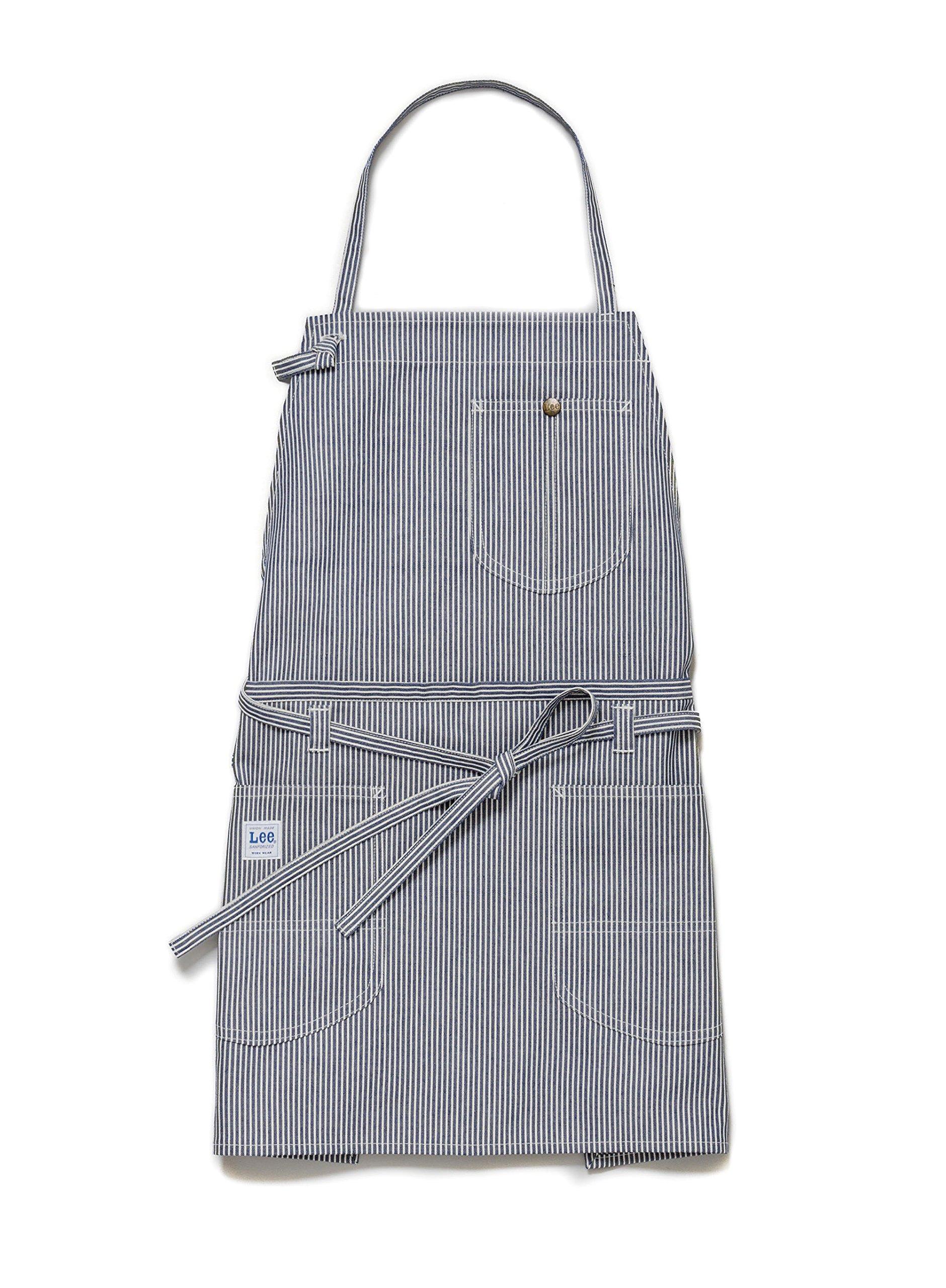 

Bonmax LCK79006 2WAY Apron 18 White x Blue Free Size
