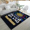 Inter Milan Customized Name Area Rug Design for Entryway Hallway Bedrooms Study room Anti-slip Rug Office home decor Perfect Gift for Women/Men