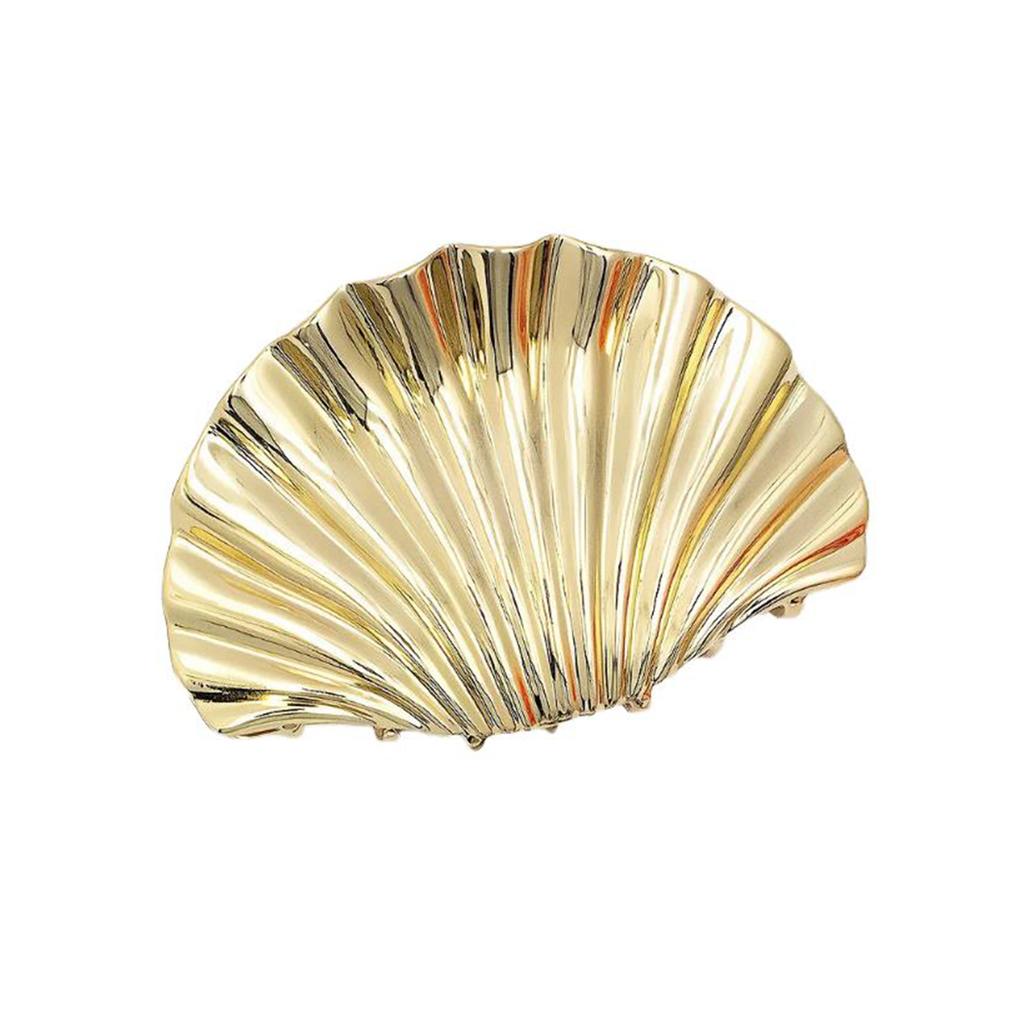 Elegant Hair Accessory Alloy Shell Hair Claw Clip Hairpieces Hair Decoration For Styling Long Hair With Secure Hold