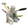Dorm Room Table Decorations 3D Printed Knight Pen Holder, Armor Style Kneeling Hero Pencil Student Writing Tool Holder Stand, Creative Stationery
