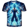 Summer Fashion Anime Dragon Ball Son Goku 3D Print Kids Casual T-Shirt Boys Girls