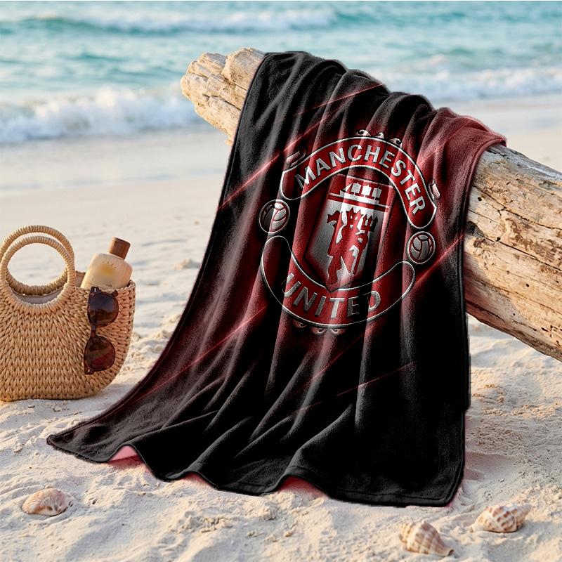 Asciugamano da Spiaggia in Microfibra Manchester United FC Asciugatura Rapida Assorbente Grande Asciugamano per Spiaggia Nuoto Viaggio
