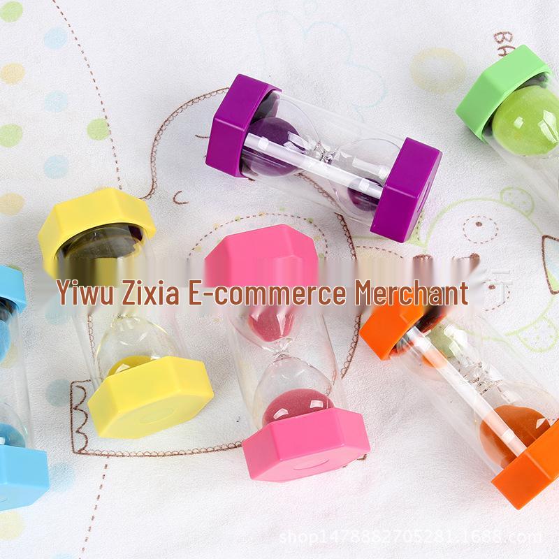Hexagonal 30-Minute Drop-Proof Hourglass with Double-Layer Safety for Kids