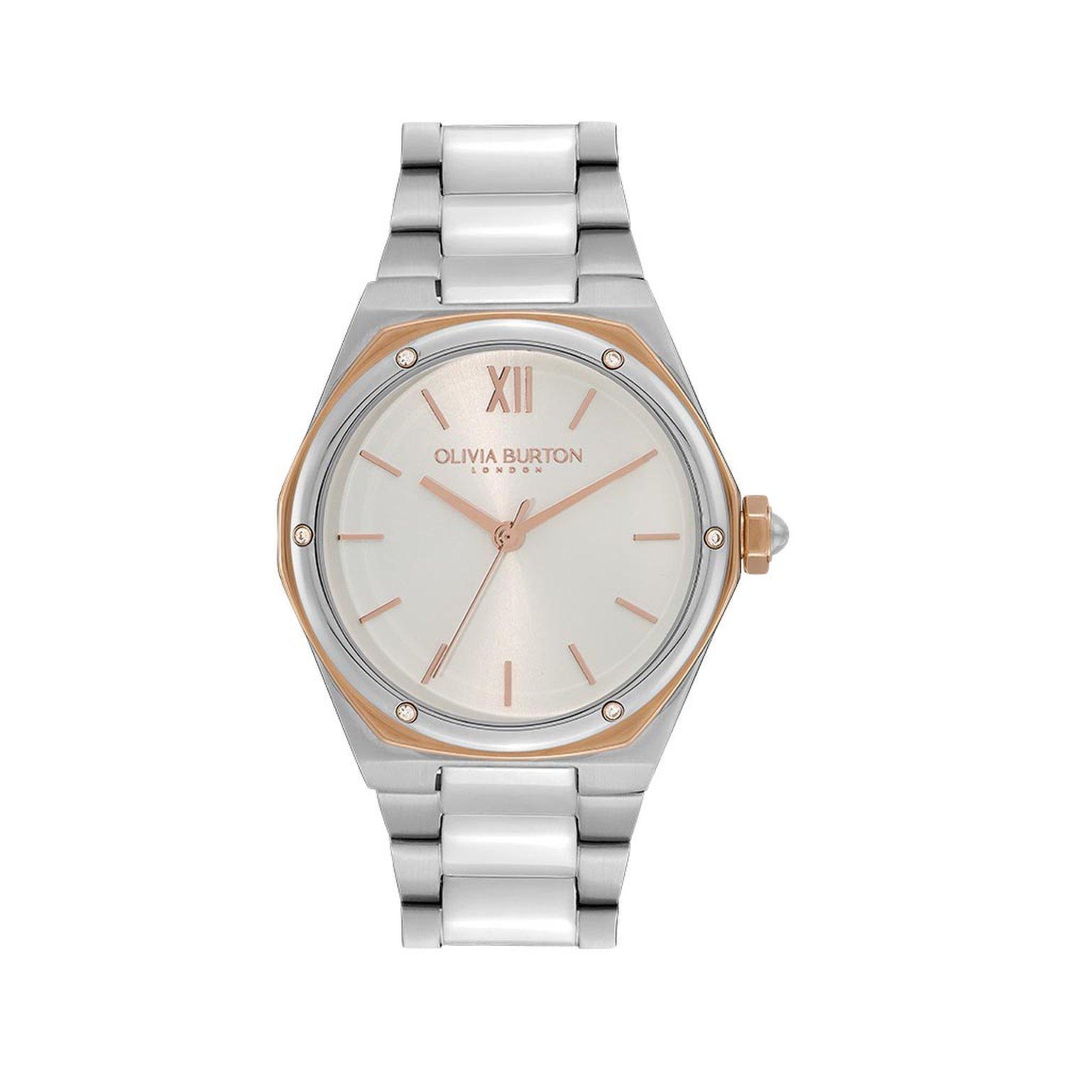 [Olivia Burton] Hexa Silver Rose Gold (24000070) Women s Watch