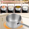 Stainless Steel Milk Soup Pot 400 To 600ml Soup Pot Solid Butter Warmer Pot Household Non Stick Heat Resistan Cookware Pots