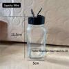Bamboo Lid Glass Spice Jar with Flip-Top