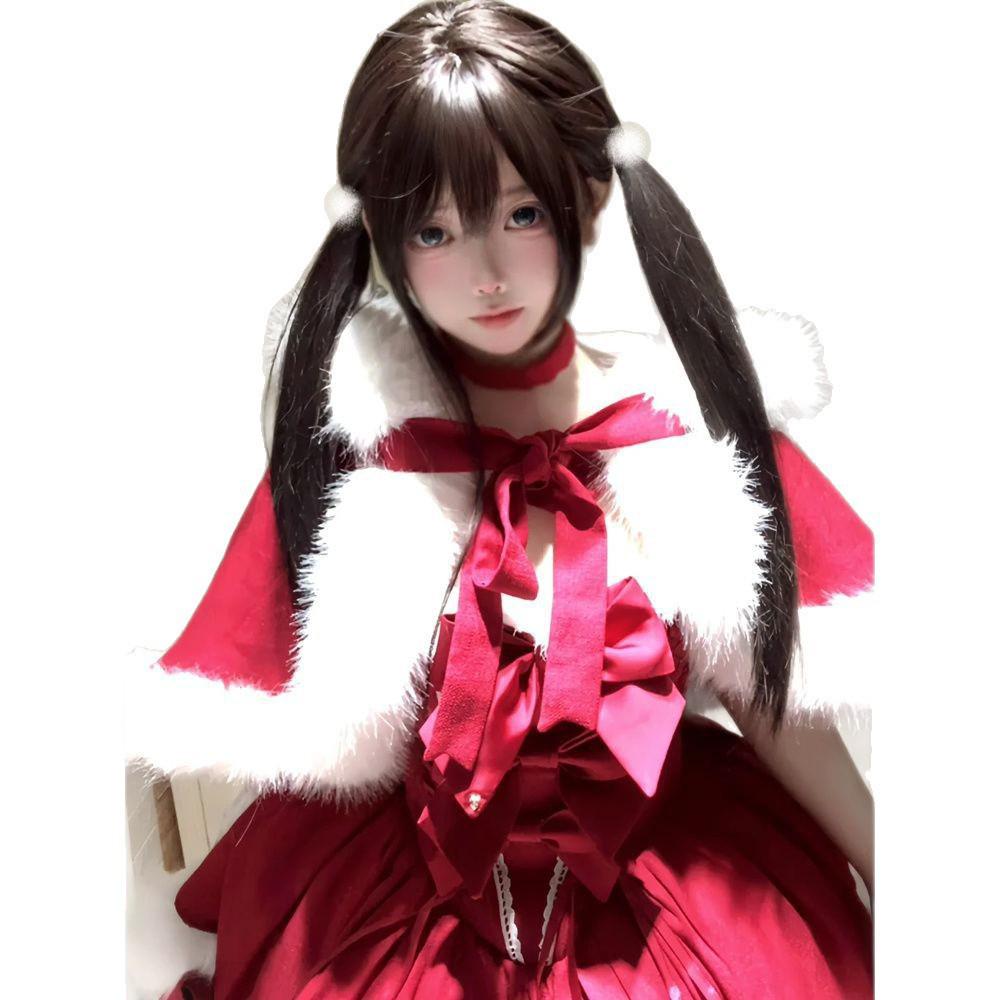 Winter Wonderland Japanese Lolita Cloak & Puffy Skirt Set