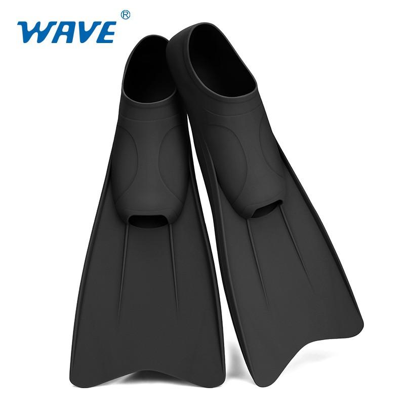TPR Snorkeling Fins With Dry Top Snorkel Set Adults Swimming Diving Gear